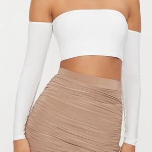 LA Seduction long sleeve crop top